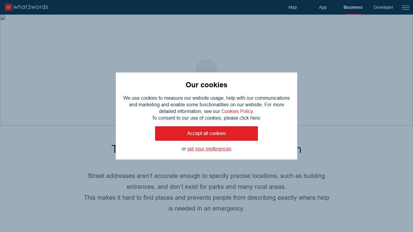 About us | what3words